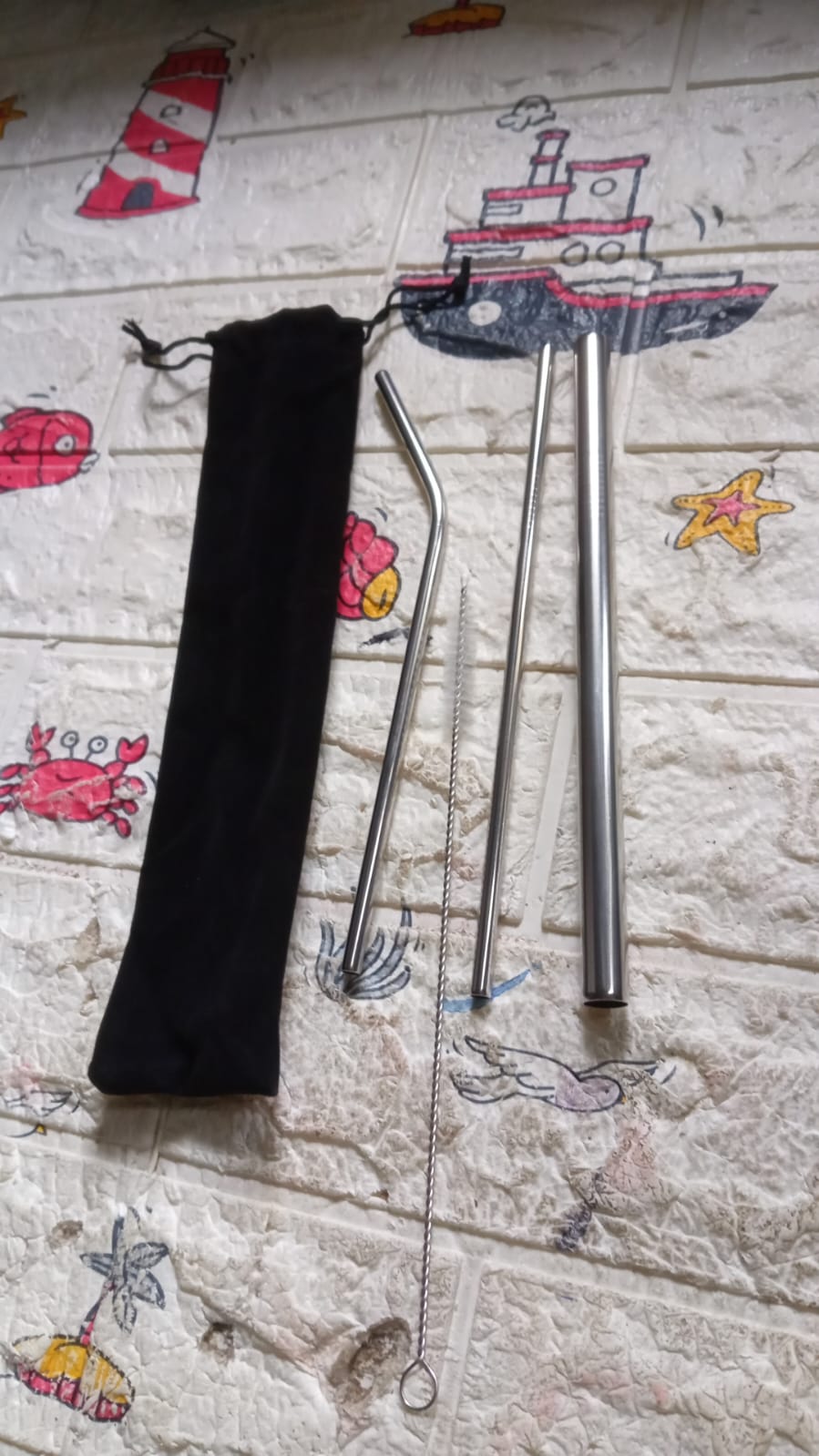 0600 Reusable Stainless Steel Straws with Travel Case Cleaning Brush Eco Friendly Extra Long Metal Straws Drinking Set of 4 (2 Straight straws, 1 Bent straws, 1 Brush) 0600 Reusable Stainless Steel Straws with Travel Case Cleaning Brush Eco Friendly Extra Long Metal Straws Drinking Set of 4 (2 Straight straws, 1 Bent straws, 1 Brush)